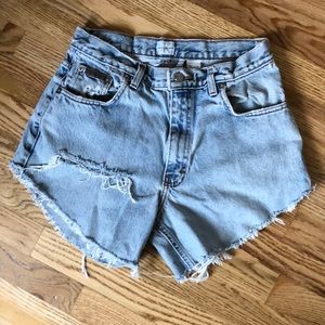 Vintage Calvin Klein jean shorts